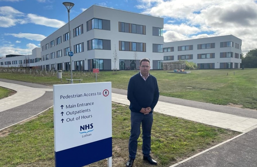 Craig Hoy MSP at East Lothian Community Hospital