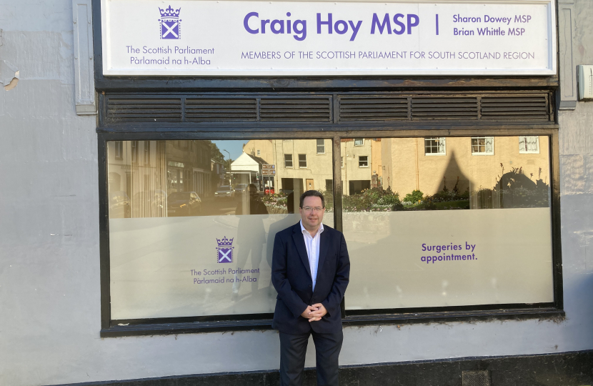 Craig Hoy MSP opens new office in Haddington