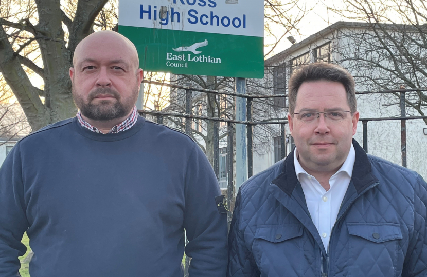 Craig Hoy MSP and Cllr Gordon Mackett