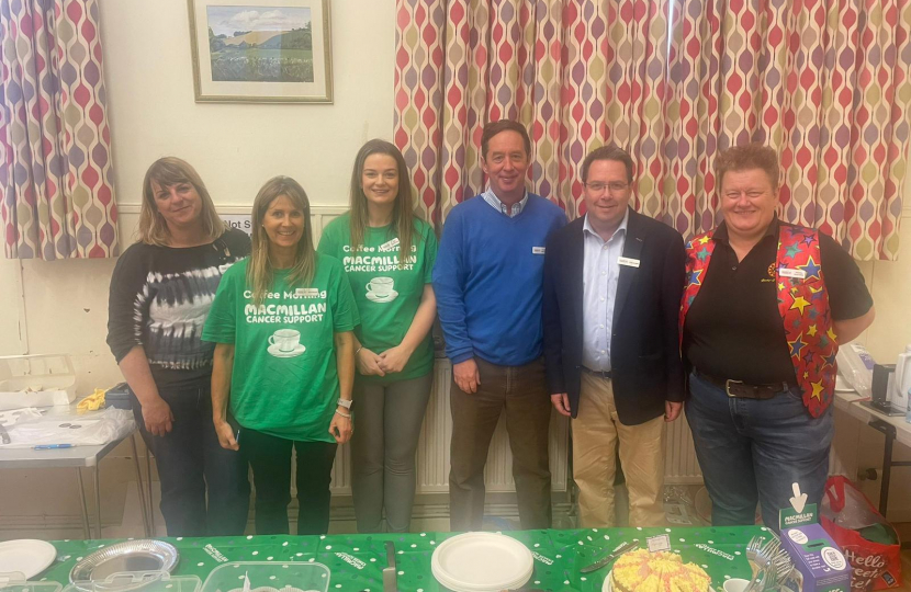 3.	(Left-to-right): Katie Mackie and event organisers Sarah Russell and Judy Lockhart-Hunter were joined by local ward Councillor Jeremy Findlay, Craig Hoy MSP and Dunbar & East Linton Cllr Donna Collins.