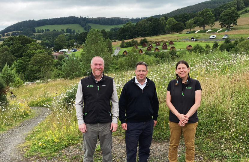 Craig Hoy MSP at Glentress