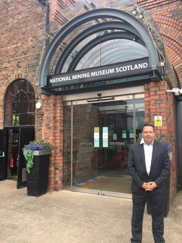 Craig at National Mining Museum Scotland