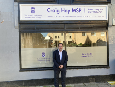 Craig Hoy MSP opens new office in Haddington