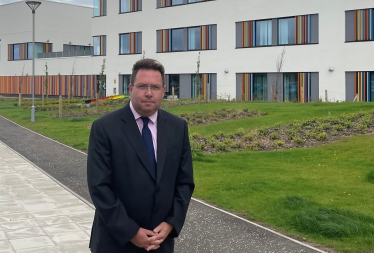 Craig Hoy MSP at East Lothian Community Hospital.