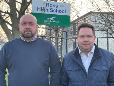 Craig Hoy MSP and Cllr Gordon Mackett