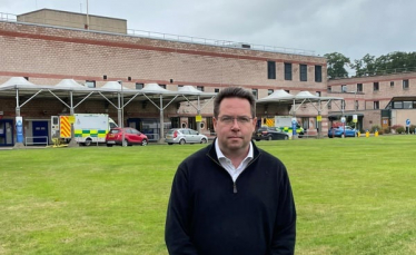 Craig Hoy at Borders General Hospital